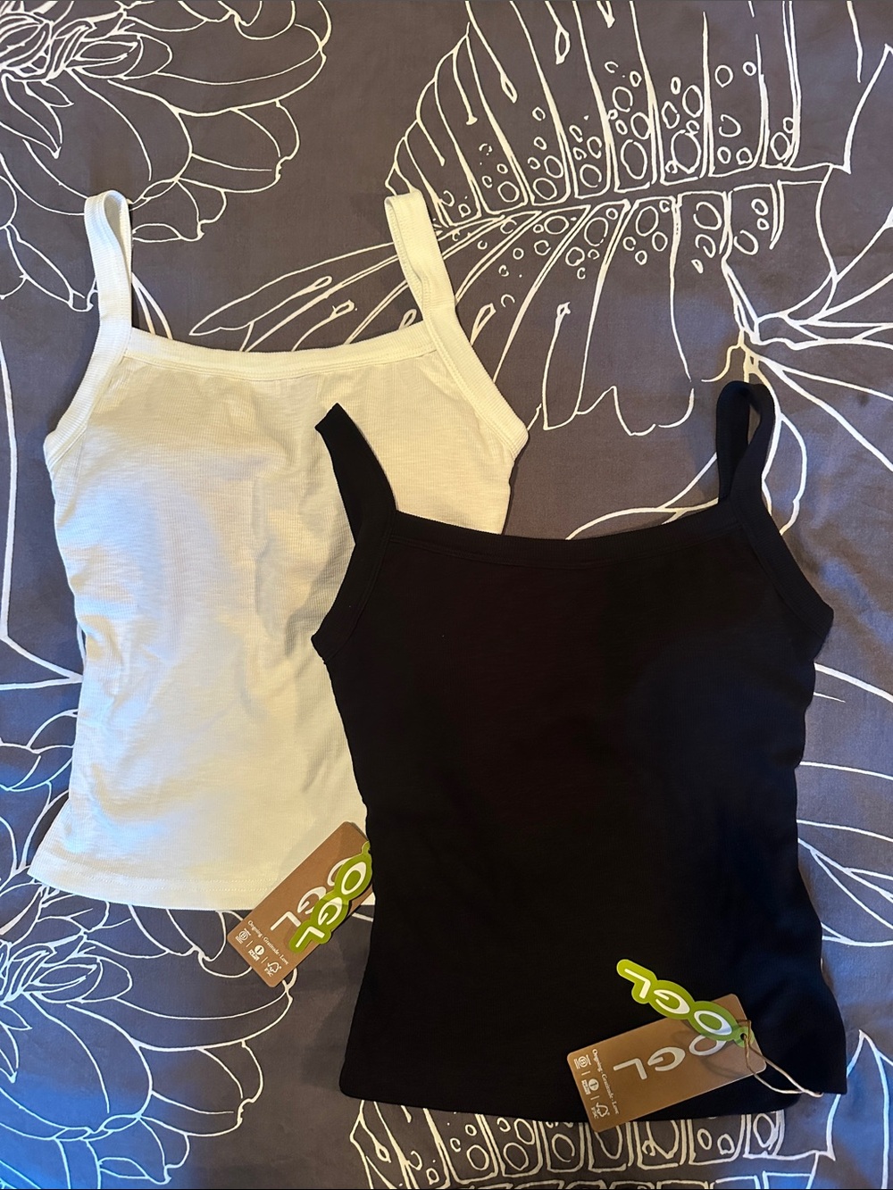NWT OGL Ribbed Brami Tank Tops- B&W- BUY TOGETHER AND SAVE!